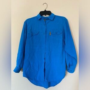 Limited Jeans Silk Button Shirt